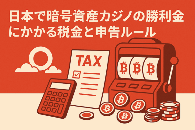日本で暗号資産カジノに勝った？その前に税金の話をしよう