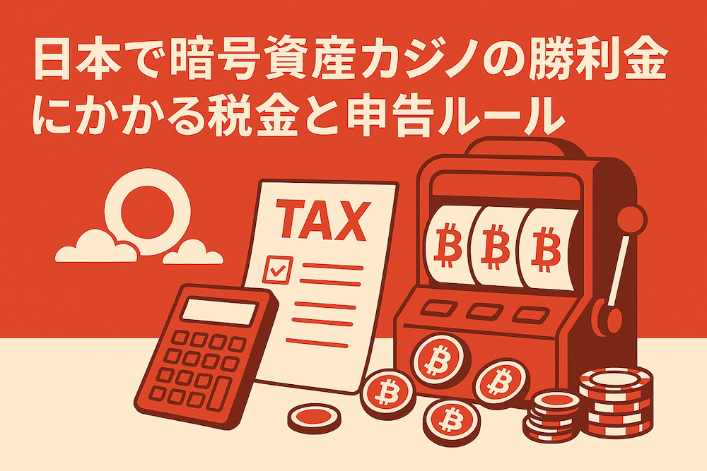 日本で暗号資産カジノに勝った？その前に税金の話をしよう